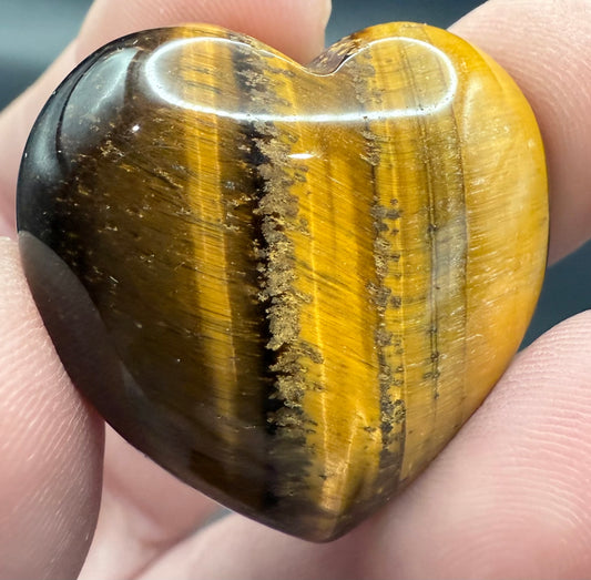 Tiger’s Eye Heart – 3 cm