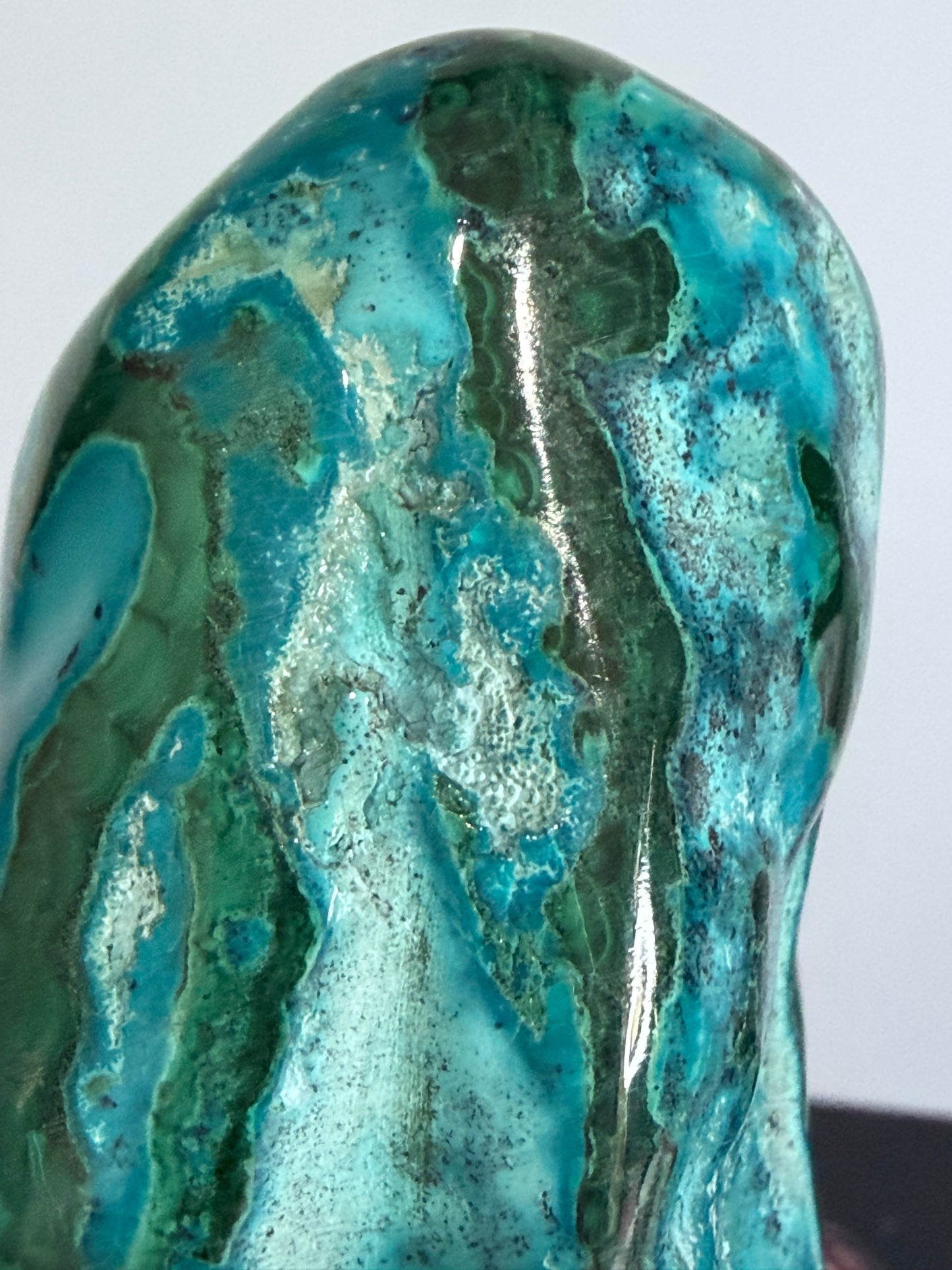 Chrysocolla with Malachite Freeform Premium– Madagascar – 275g -