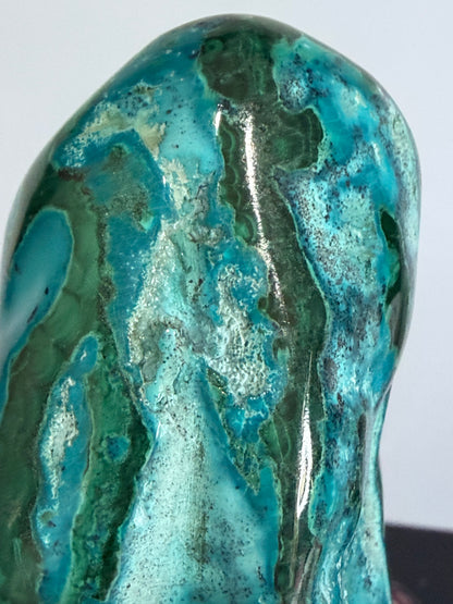 Chrysocolla with Malachite Freeform Premium– Madagascar – 275g -