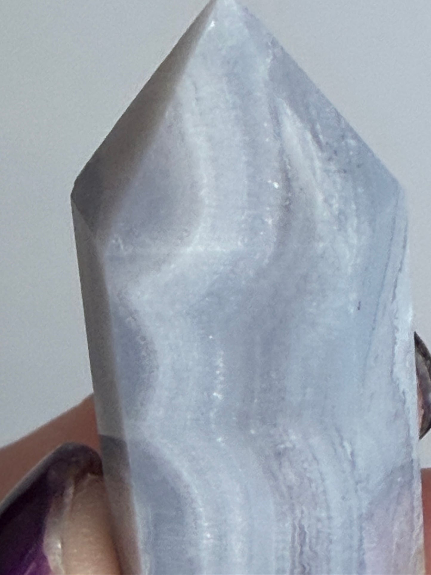 Blue Lace Agate Tower – 4.8cm | 21g