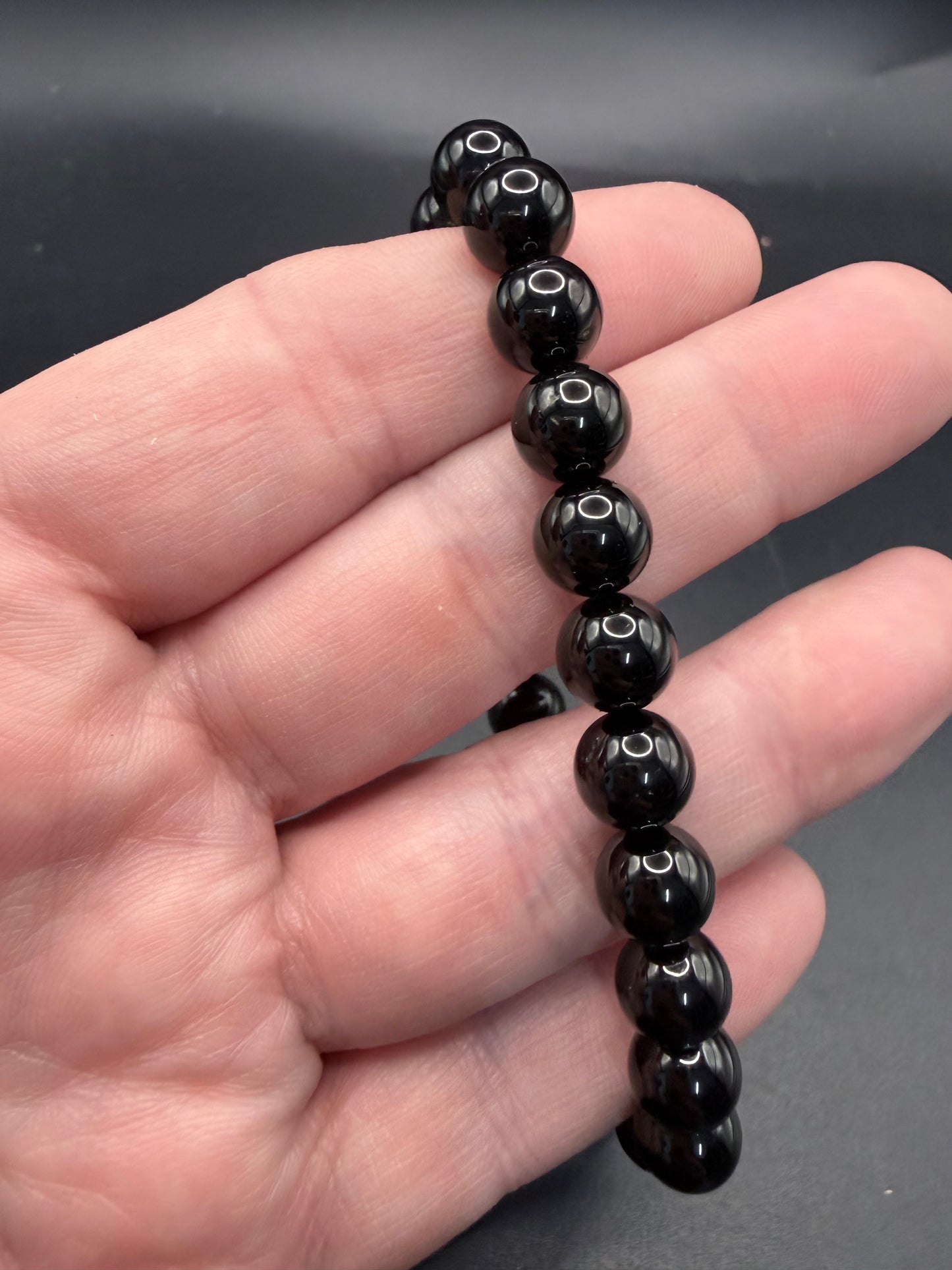 8mm Black Tourmaline Bracelet

Protection • Grounding • Energy Shield
