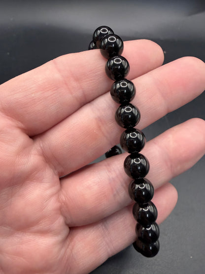 8mm Black Tourmaline Bracelet

Protection • Grounding • Energy Shield
