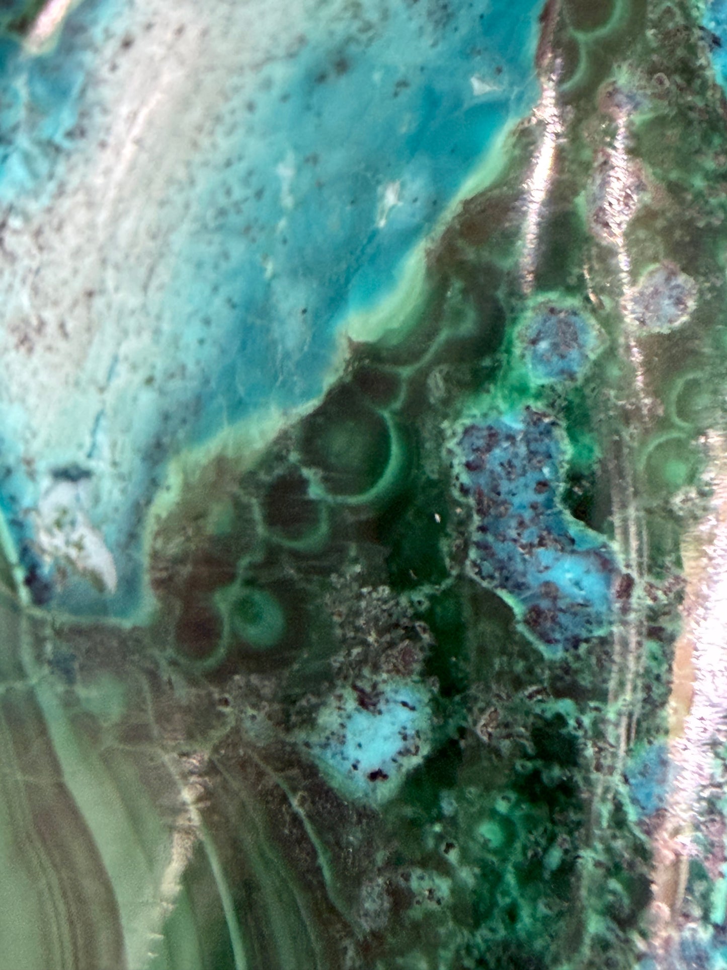Chrysocolla with Malachite Freeform Premium– Madagascar – 275g -