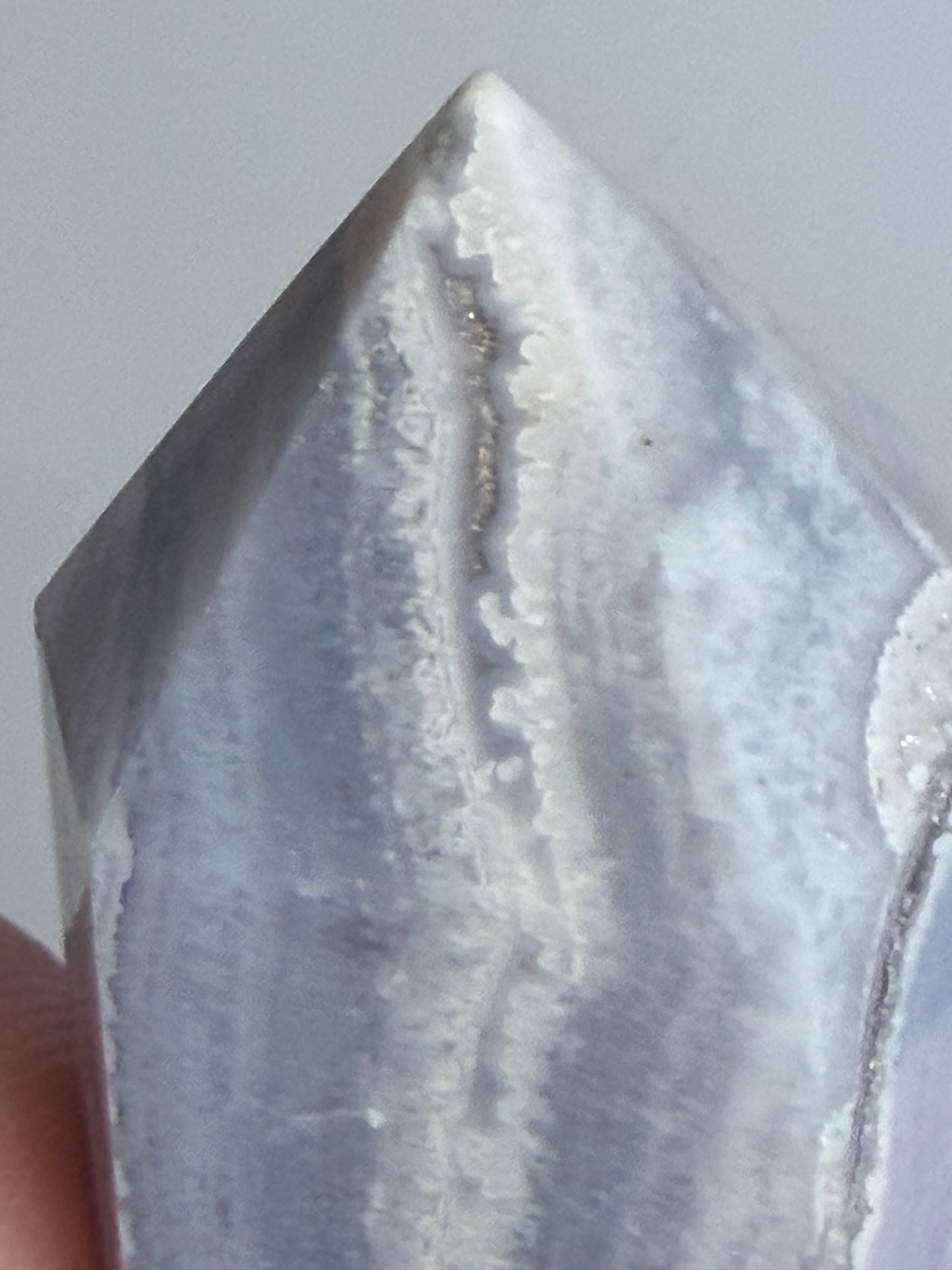 Blue Lace Agate Tower – 3.6cm | 22g