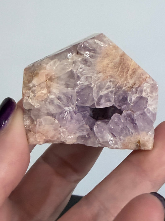 Pink Amethyst Mini Cave House A