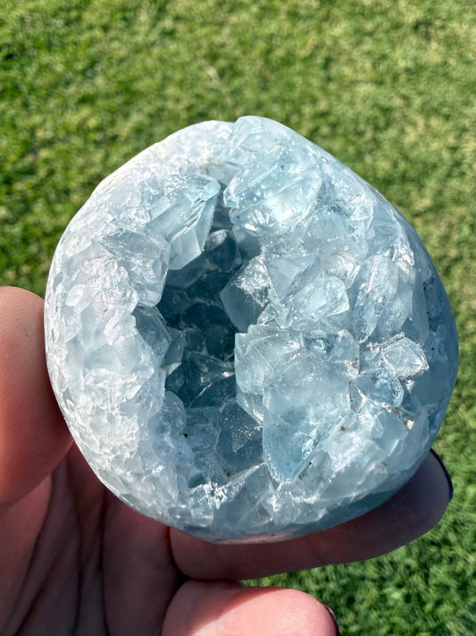 Celestite Geode Egg