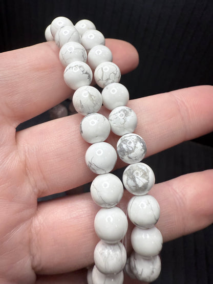 Howlite Bracelet 8mm