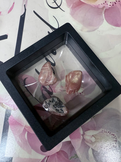 High Quality RHODOCHROSITE Tumbles in Frame