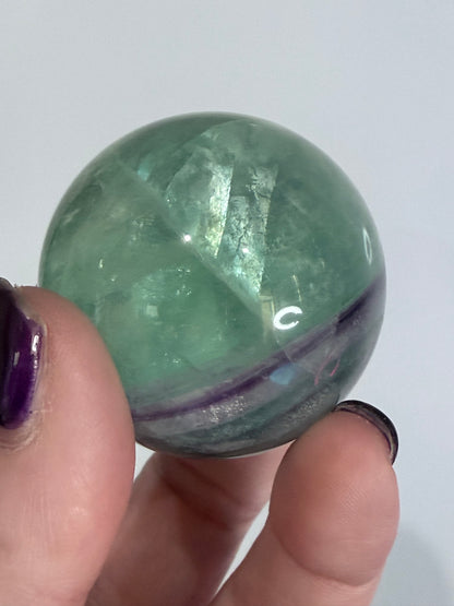 Rainbow Fluorite Sphere – 145g
