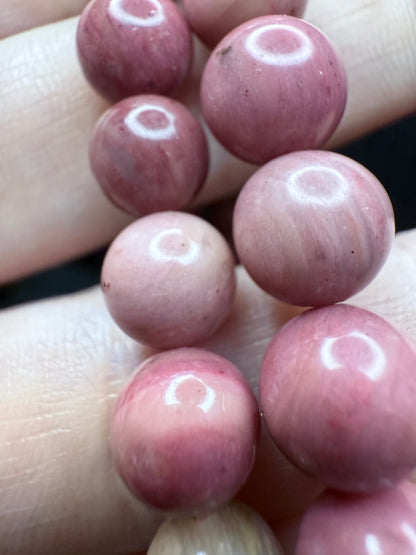 Pink Rhodonite 8mm Bracelet