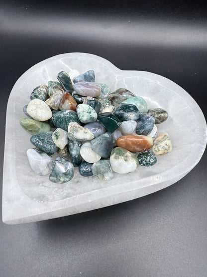 Moss Agate Tumbles - Crystal wonderland By Lisa