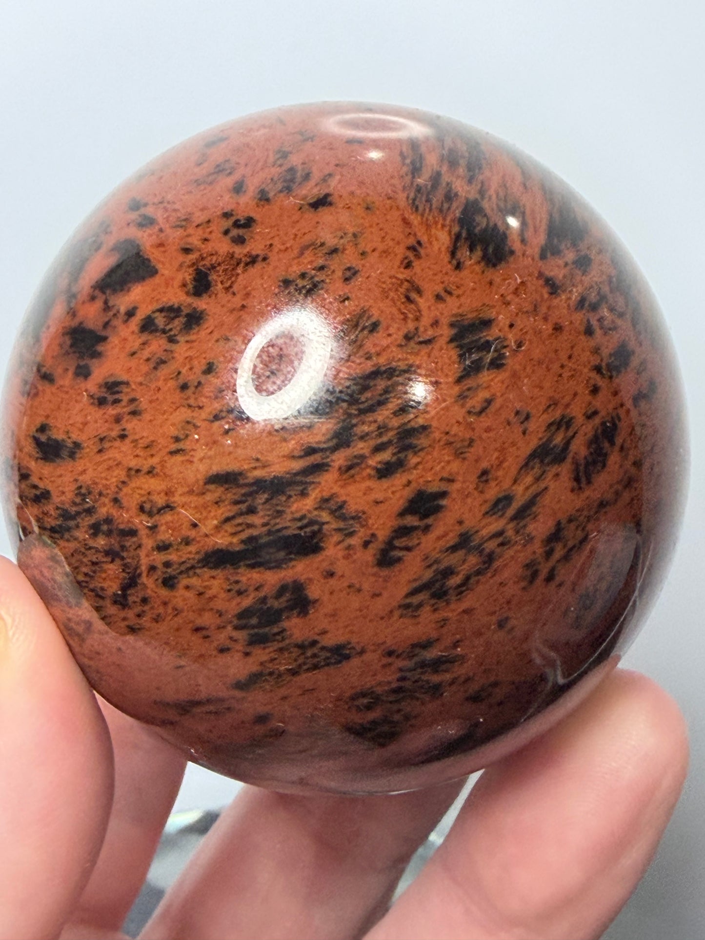 Mahogany Obsidian Sphere – 265g | 6cm