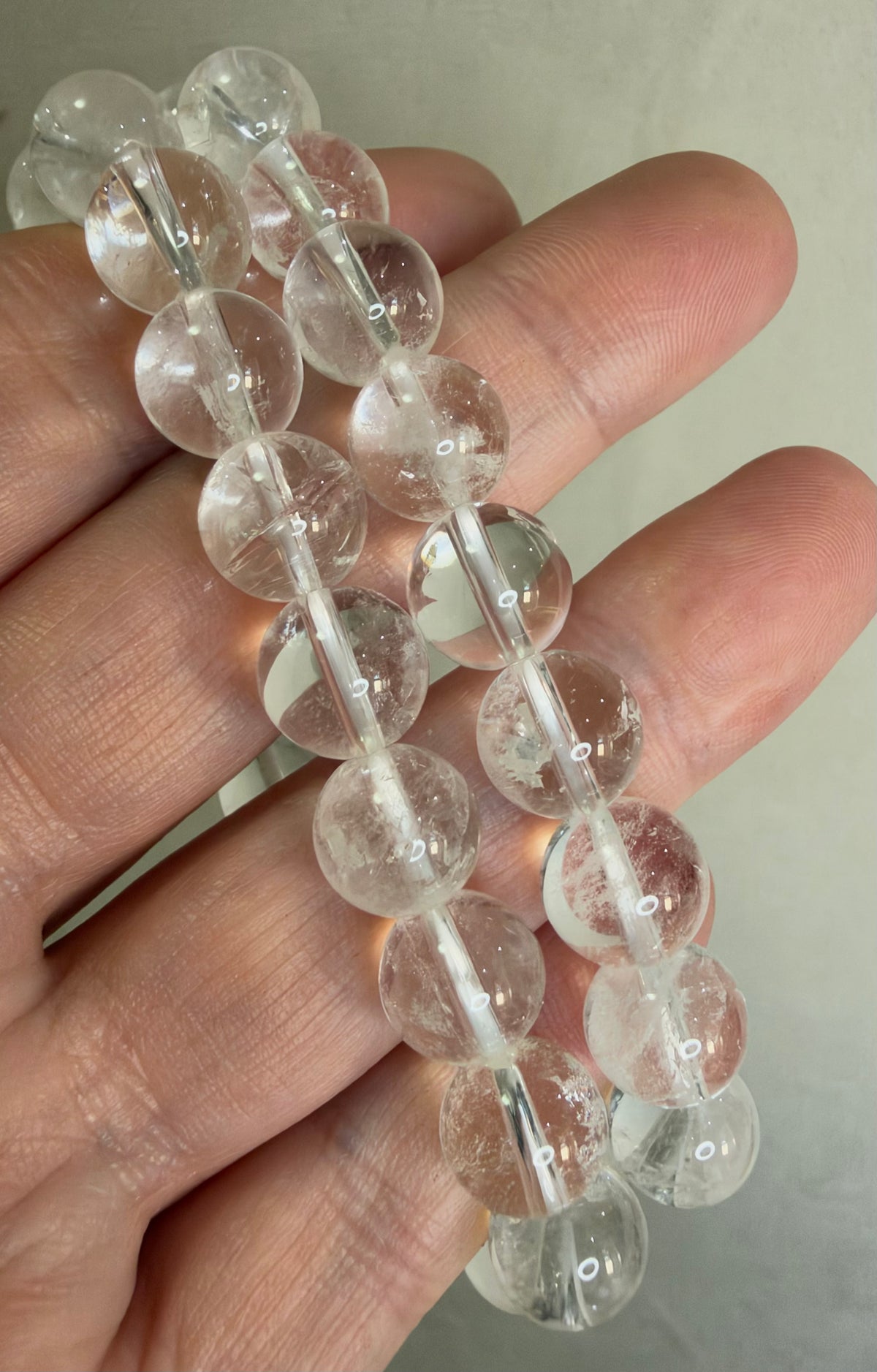 10mm Clear Quartz Bracelet