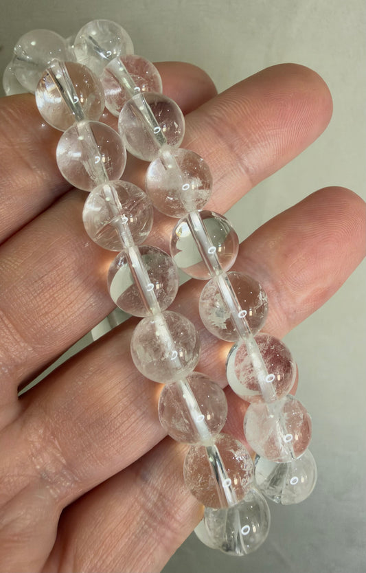 10mm Clear Quartz Bracelet