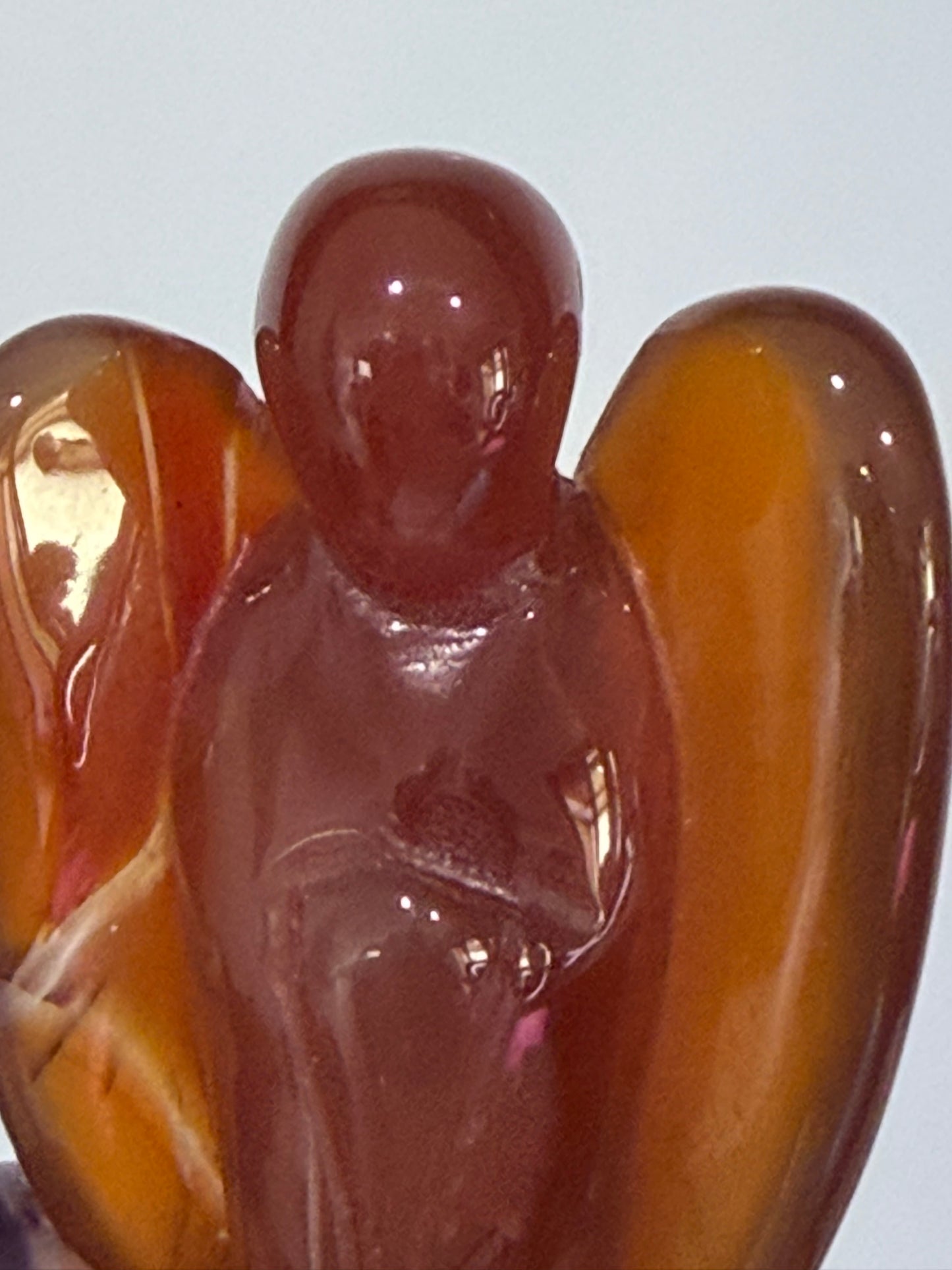 Carnelian Angel – 6cm