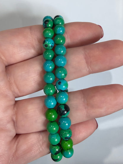 6mm Phoenix Stone Bracelet – Transformation • Emotional Balance • Inner Strength