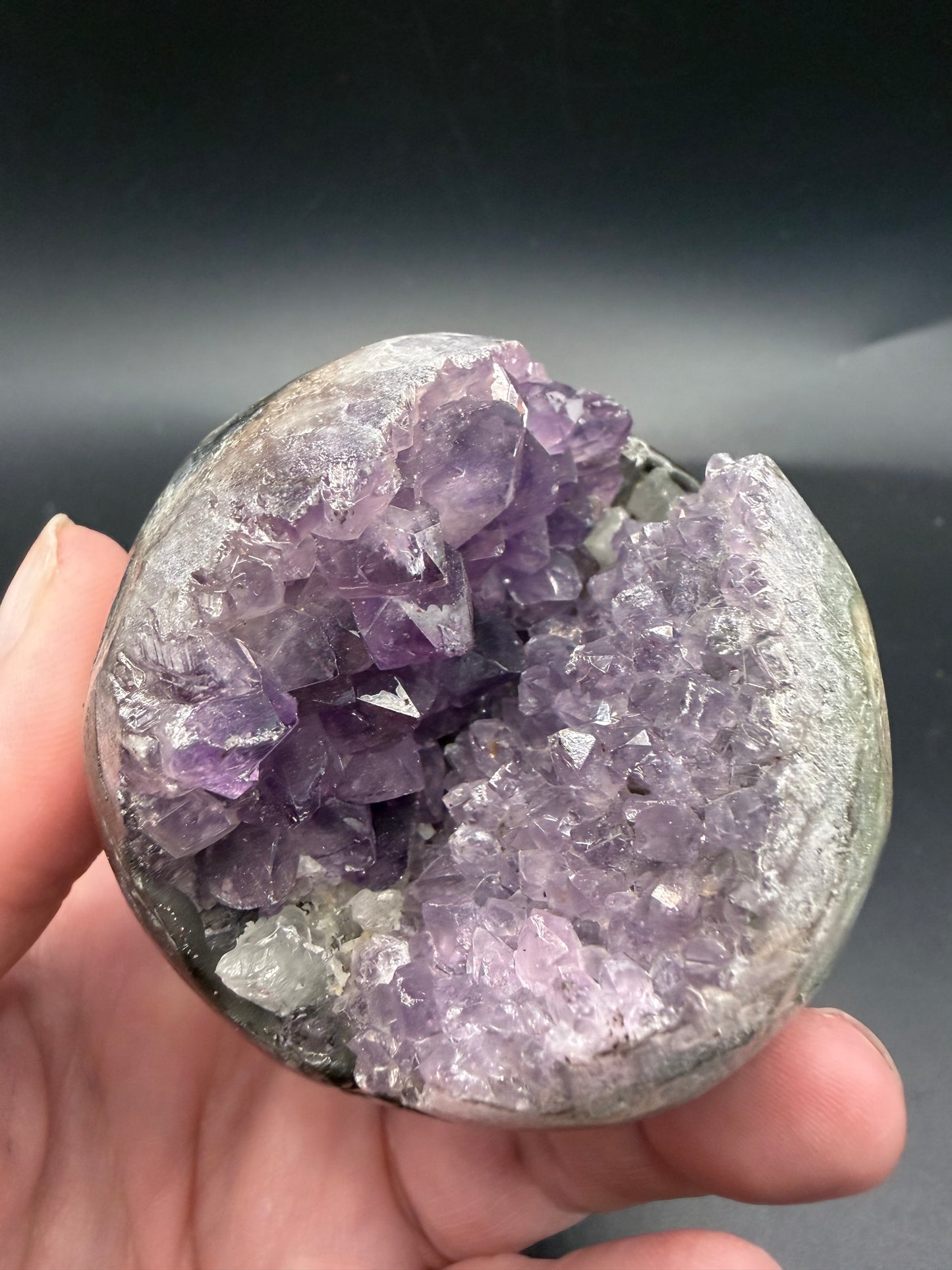Amethyst Geode Sphere C