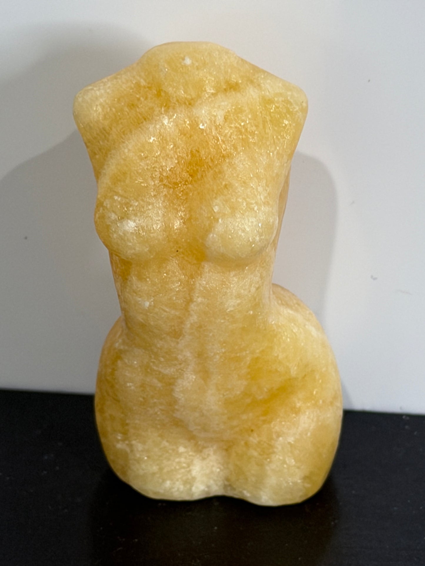 Yellow Calcite Goddess Carving – 5cm