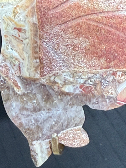 Pink Amethyst Agate Butterfly