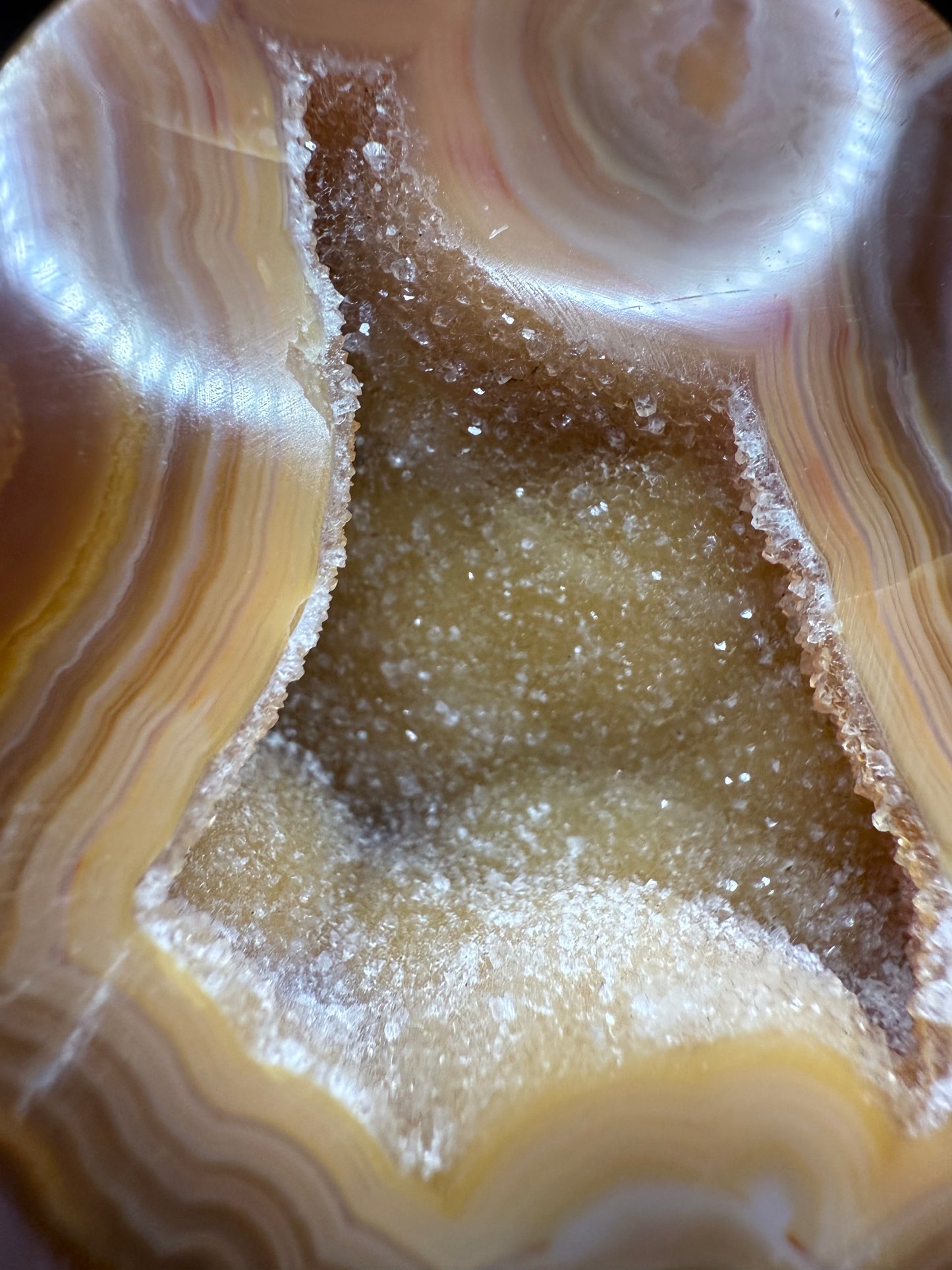 Carnelian Agate Druzy Freeform
