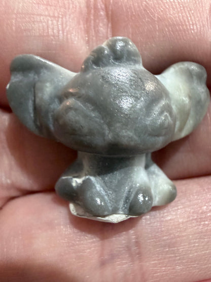 Stitch Crystal Mini Carving – Approx. 3cm (Choose Your Material)