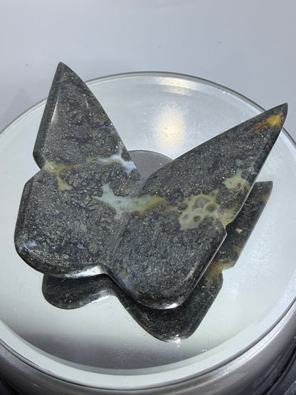 Indonesian Marcasite Butterfly Carving – 5cm (A)