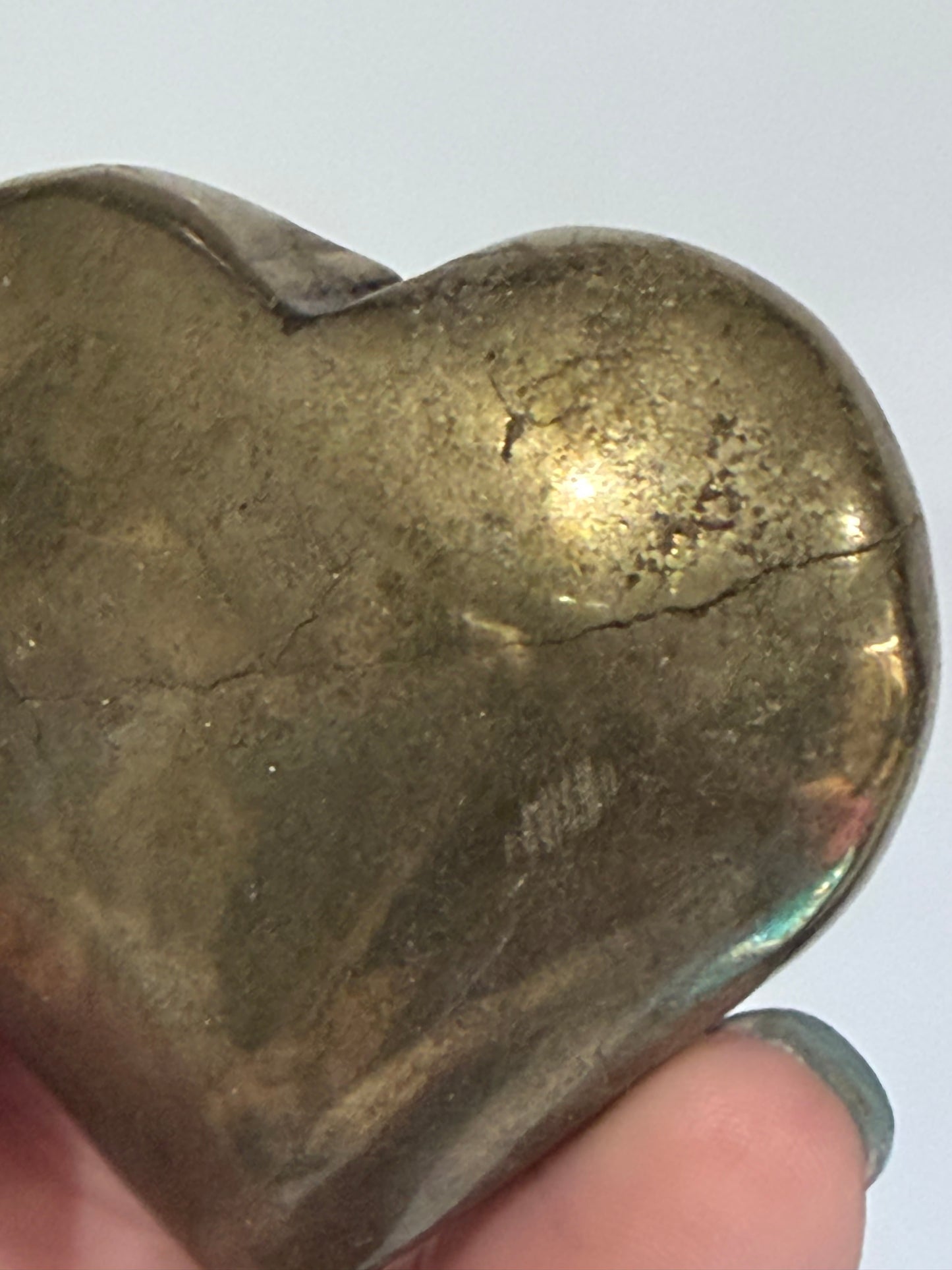 Pyrite Heart with Stand 5.6cm C