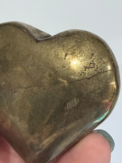 Pyrite Heart with Stand 5.6cm C