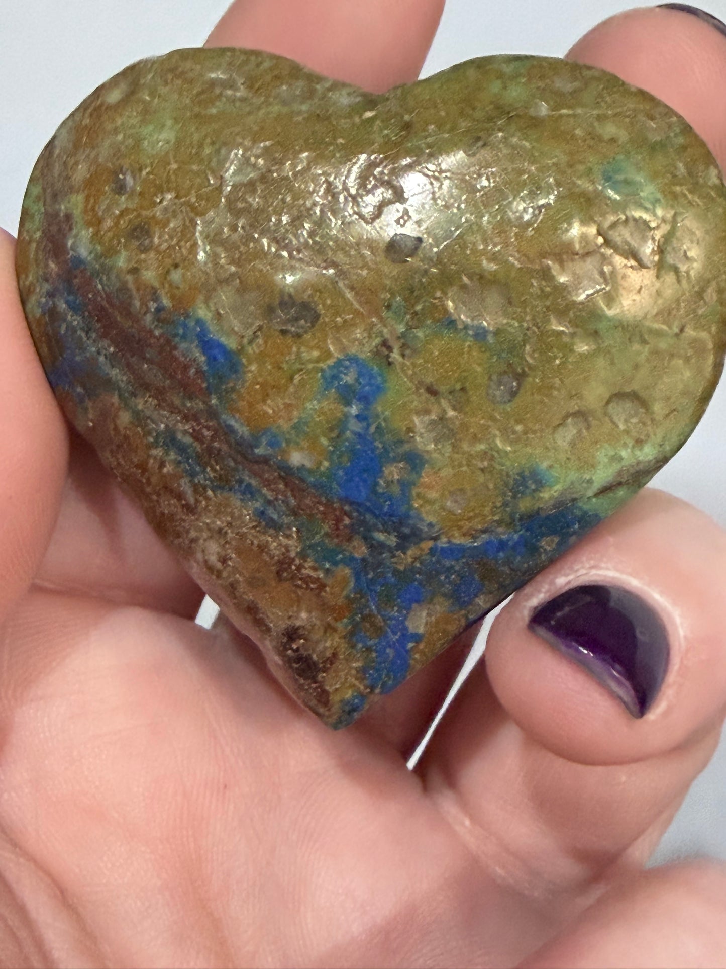 Chrysocolla Heart B