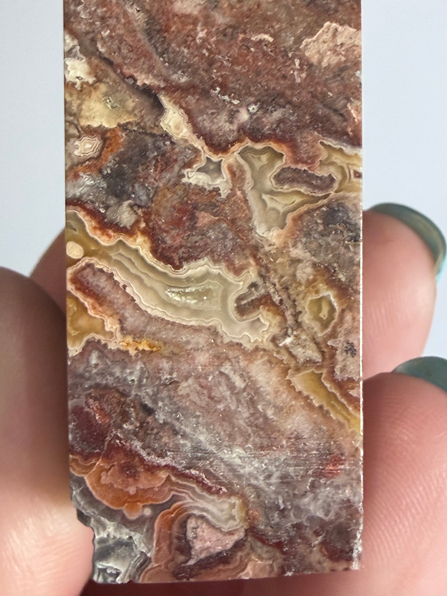 Mexican Crazy Lace Agate Tower – C