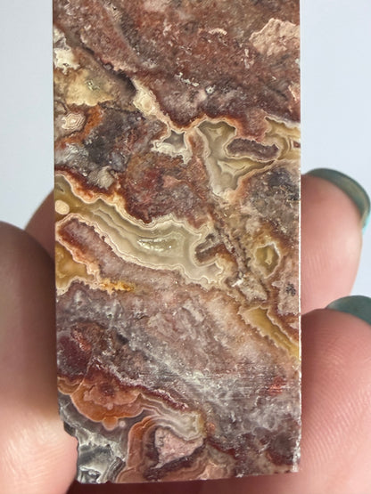 Mexican Crazy Lace Agate Tower – C