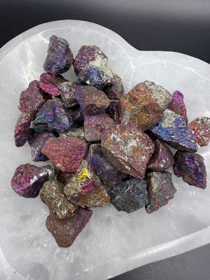 Raw Peacock Ore Specimen Tumbles 50gm