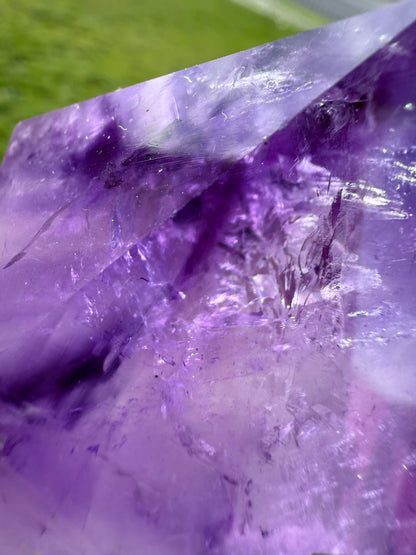 Amethyst Tooth with Custom made stand