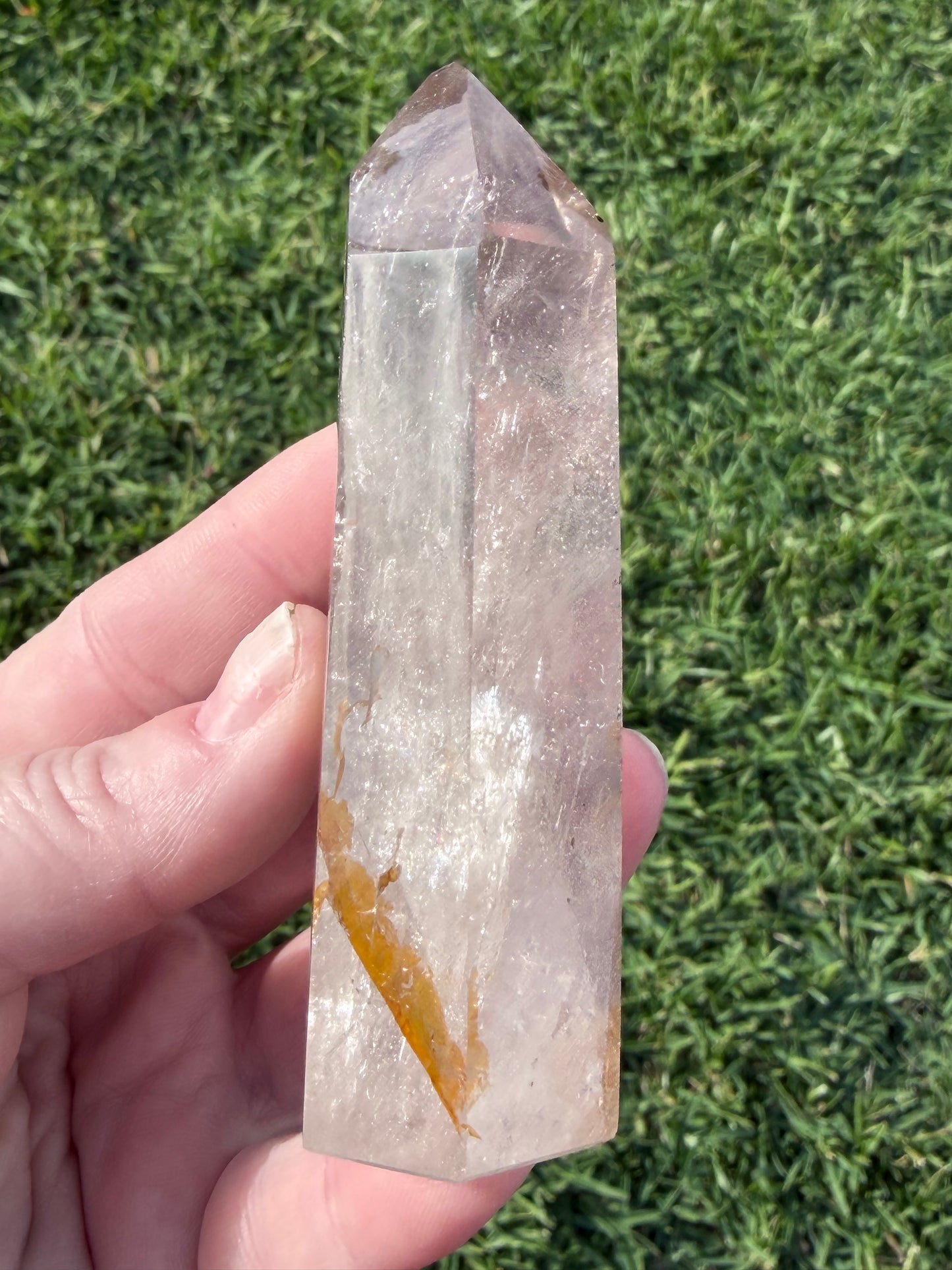 Smokey Clear Quartz Tower with Natural Inclusions – Madagascar | 212g