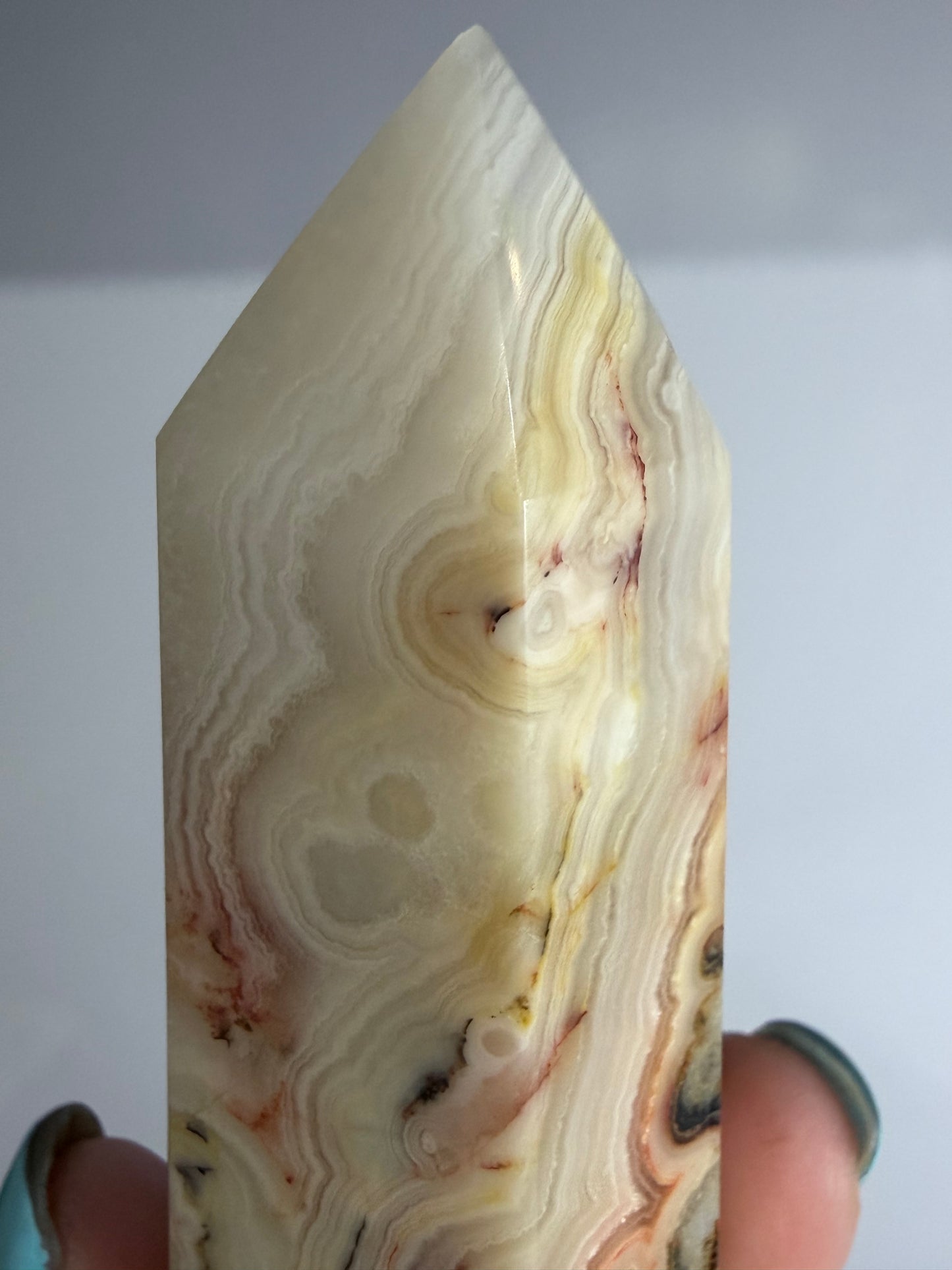 Crazy Lace Agate Tower –  B