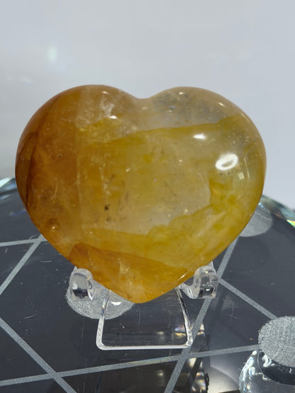 Golden Healer Quartz Heart A - 5cm
