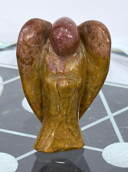 Ocean Jasper Angel Carving – 5cm B -