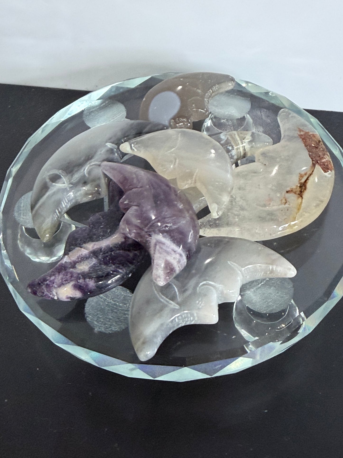 Crystal Moon Face Carvings – Choose Your Own