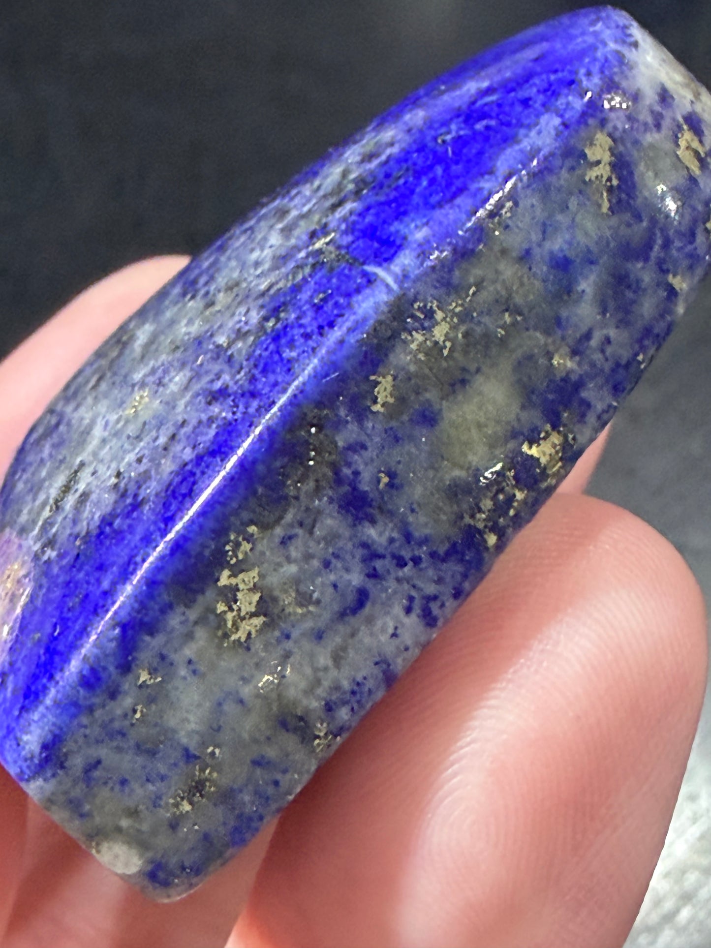 Natural Lapis Lazuli Heart with Pyrite | 5.2 cm | 66g D
