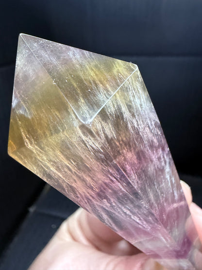 Candy Fluorite Wand on stand