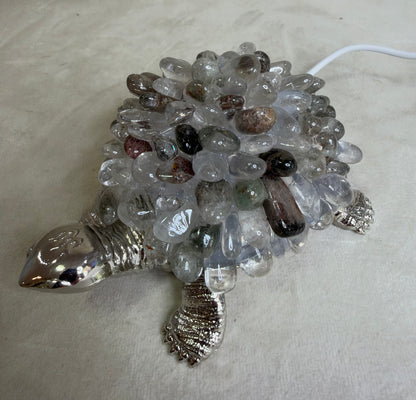 Garden Quartz Turtle Colour Changing USB Lamp