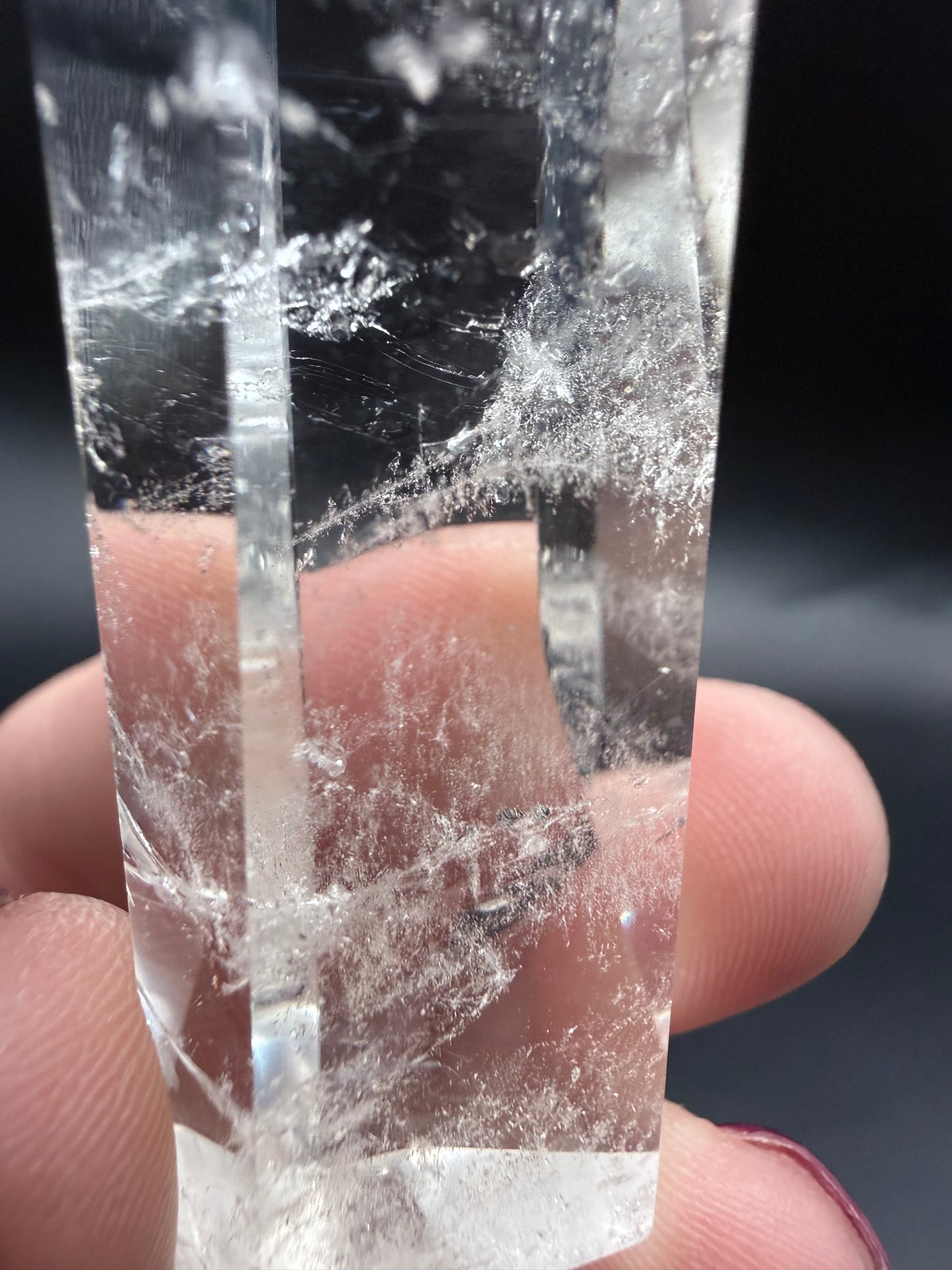 Extra Grade Clear Quartz Tower