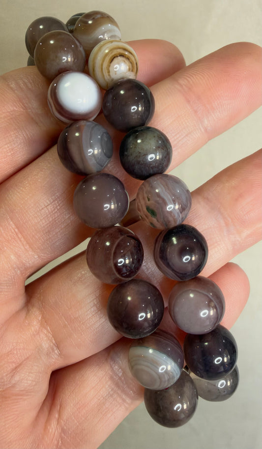 10mm Botswana Agate Bracelet