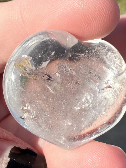 Clear Quartz Heart – 3cm (Intuitively Chosen)