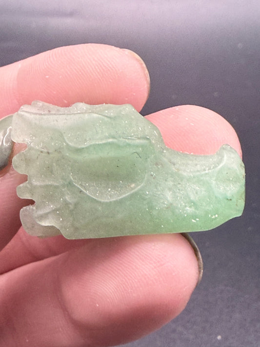Green Aventurine Dragon Head – 3.2cm
