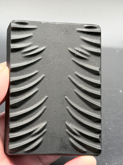 Black Obsidian Carved Dragon Book Purple Eye