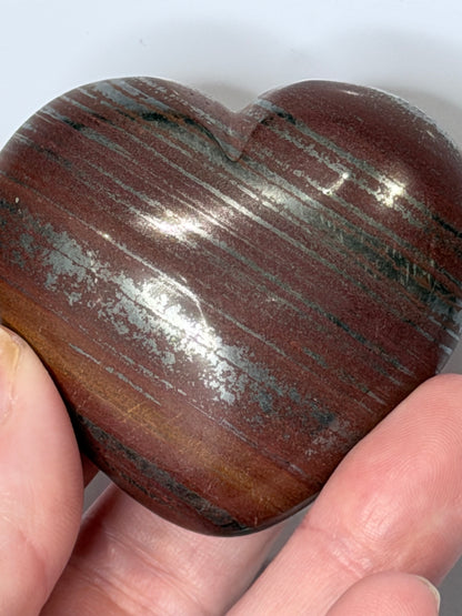 Tiger Iron Heart – 125g Natural Crystal Heart | 5.6cm