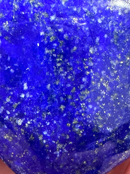 Natural Lapis Lazuli Heart with Pyrite | 4.8 cm | 61g C