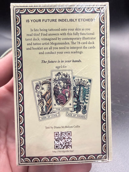 Tattoo Tarot – Ink & Intuition (78-Card Deck + Guidebook)