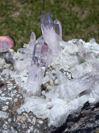 VERA CRUZ AMETHYST CLUSTER ON MATRIX — COLLECTOR PIECE 260g